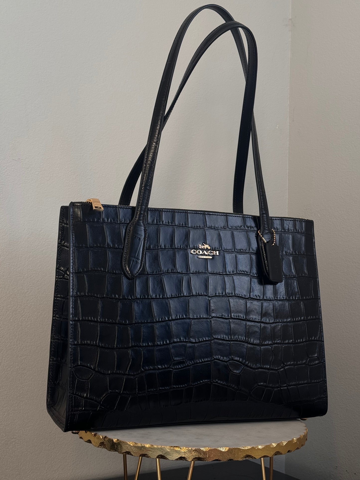 NINA TOTE LARGE BAG CROCODILE STYLE
