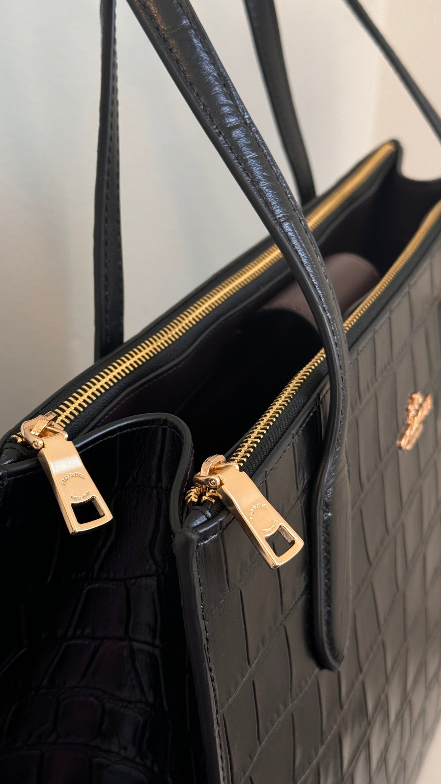 NINA TOTE LARGE BAG CROCODILE STYLE