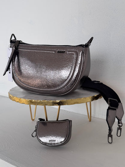 DNKY CROSSBODY PLATA