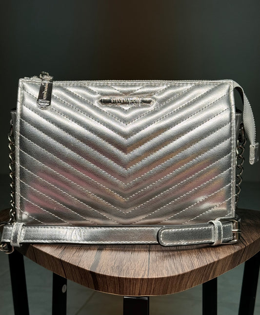 STEVE MADDEN CROSSBODY PLATA