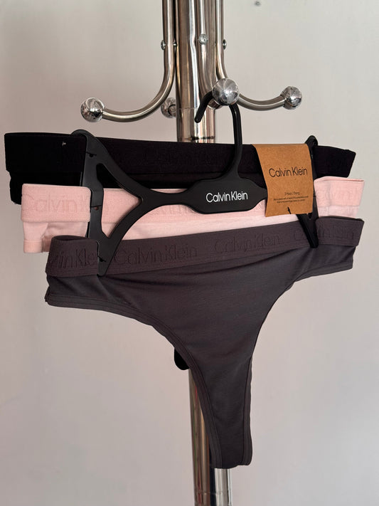 CALVIN KLEIN TANGA 3pz S/M