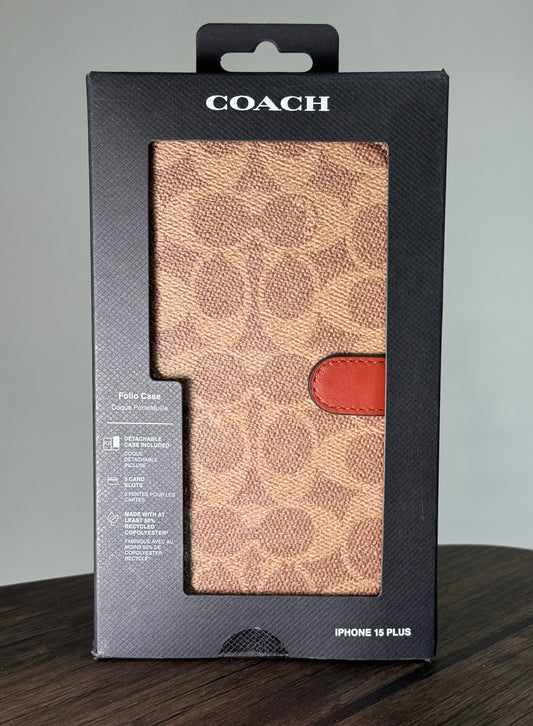 COACH FUNDA IPHONE 15 PLUS