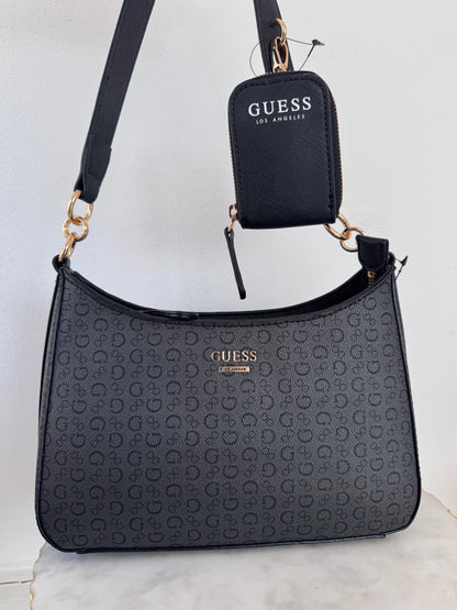 GUESS SHOULDER BAG + ACCESORIO