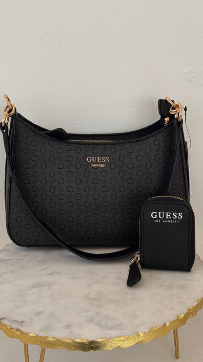 GUESS SHOULDER BAG + ACCESORIO