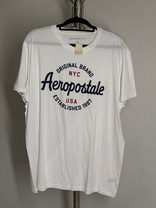 AEROPOSTALE PLAYERA BLANCA XL